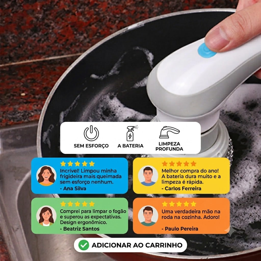 ✨ CleanPro 5 en 1 – Sistema de Limpieza Profunda para Todo el Hogar
