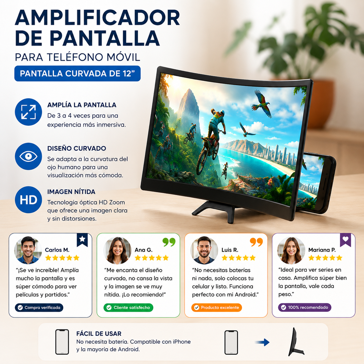 Pantalla Curva Ultra-Inmersiva