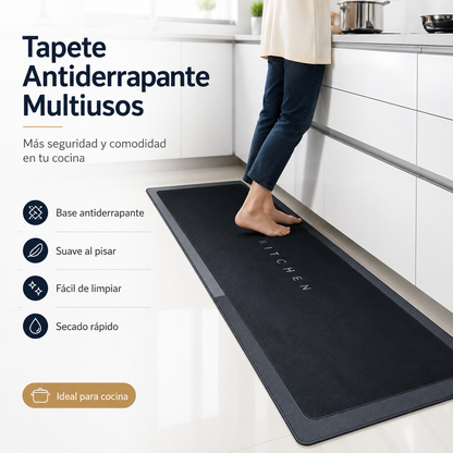Set Premium de 2 Tapetes Antiderrapantes – 1 Largo + 1 Corto para tu Hogar