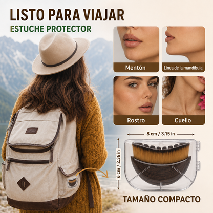 LinfaBrush™ – Cepillo Facial para Contorno y Masaje