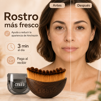 LinfaBrush™ – Cepillo Facial para Contorno y Masaje