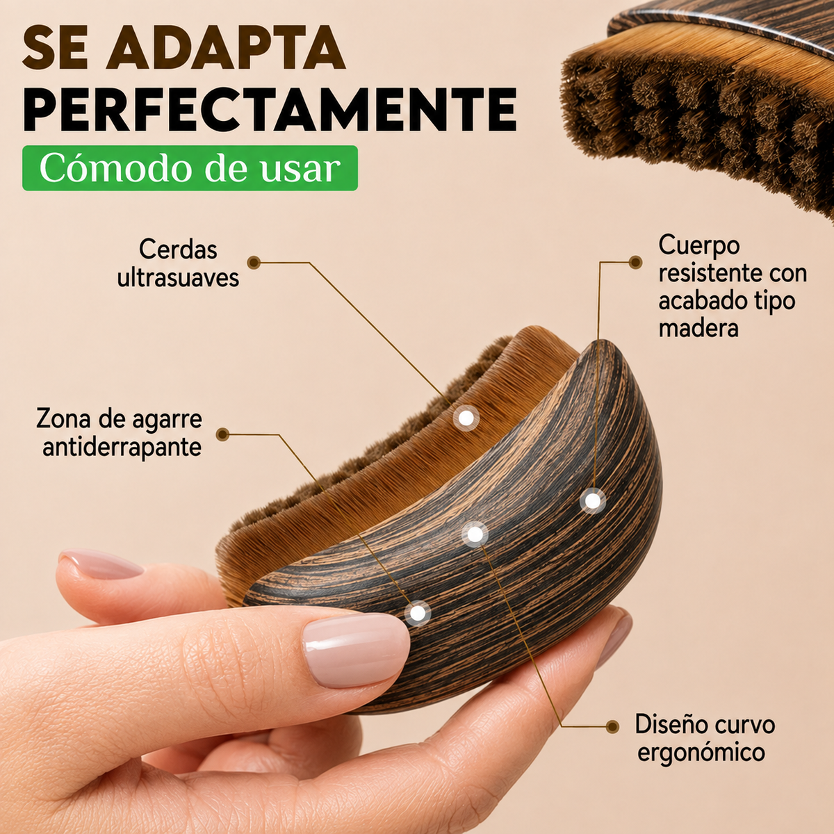 LinfaBrush™ – Cepillo Facial para Contorno y Masaje