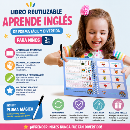 Kit Educativo Reutilizable para Aprender, Escribir y Divertirse ✨