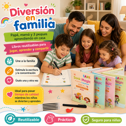 Kit Educativo Reutilizable para Aprender, Escribir y Divertirse ✨