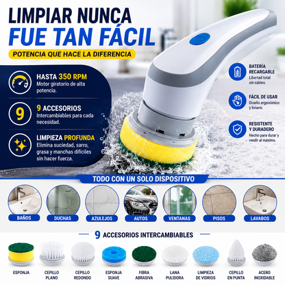 ✨ CleanPro 5 en 1 – Sistema de Limpieza Profunda para Todo el Hogar