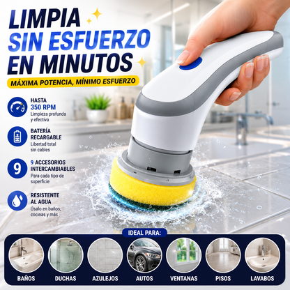 ✨ CleanPro 5 en 1 – Sistema de Limpieza Profunda para Todo el Hogar