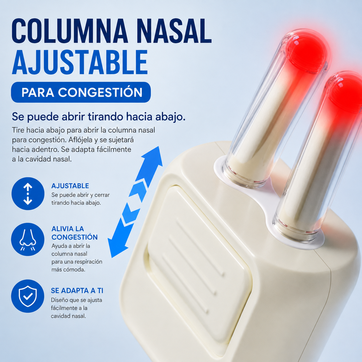 Descongestionador Nasal Infrarrojo – Respiración Más Cómoda y Bienestar Nasal