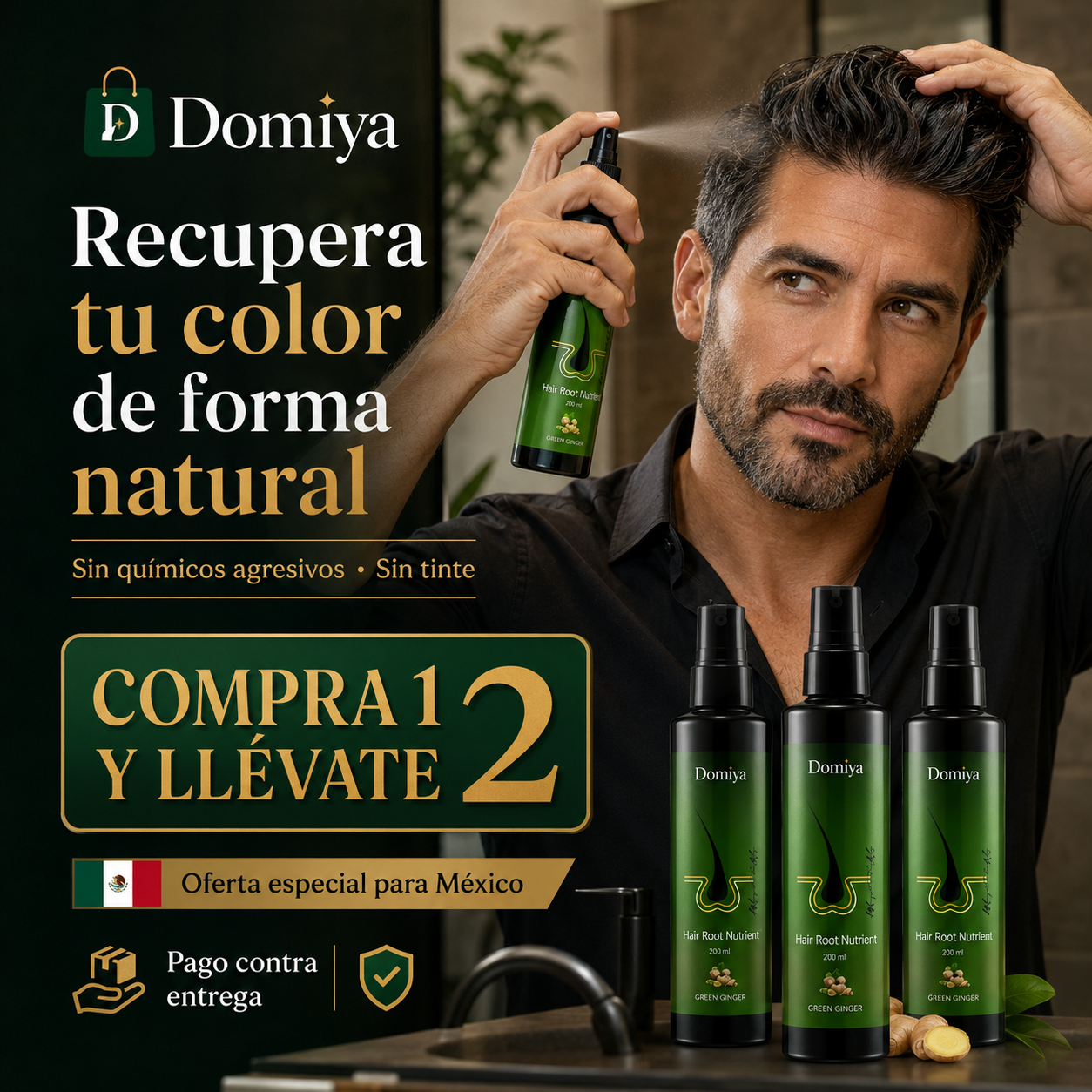 Domiya® Crecimiento Capilar – Oferta Excepcional