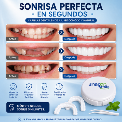 Recupera la confianza de sonreír en segundos