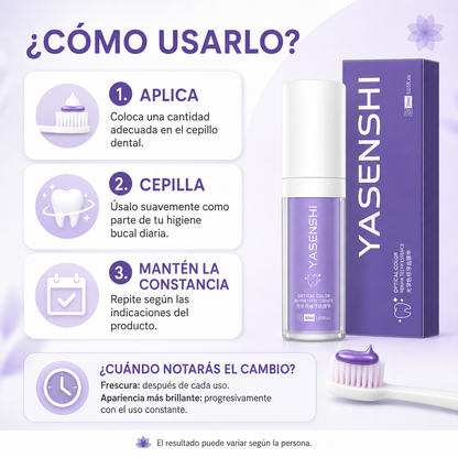 Gel Blanqueador Dental Yasenshi Antimanchas