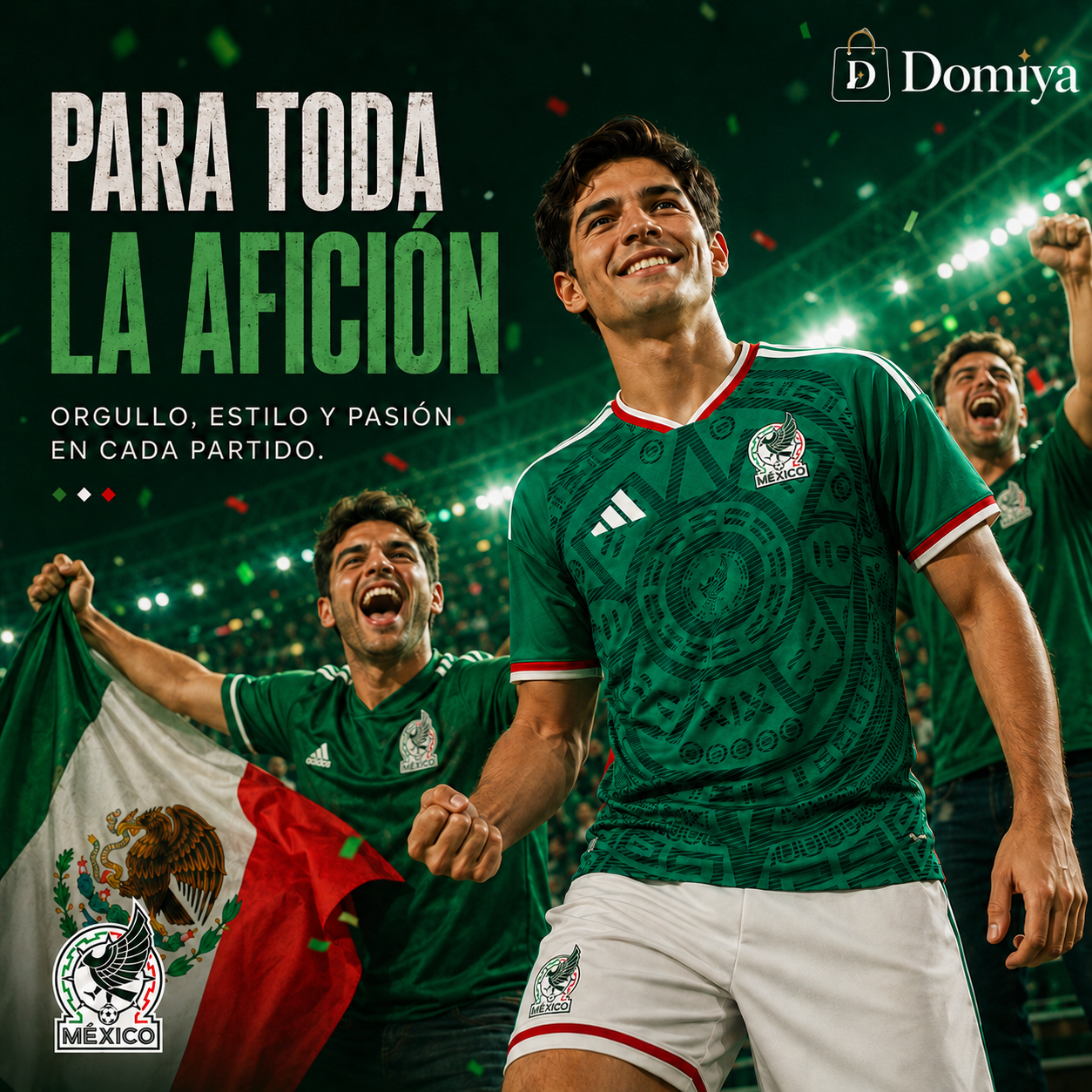 Pasión Verde 2026 – Camiseta Inspirada en México