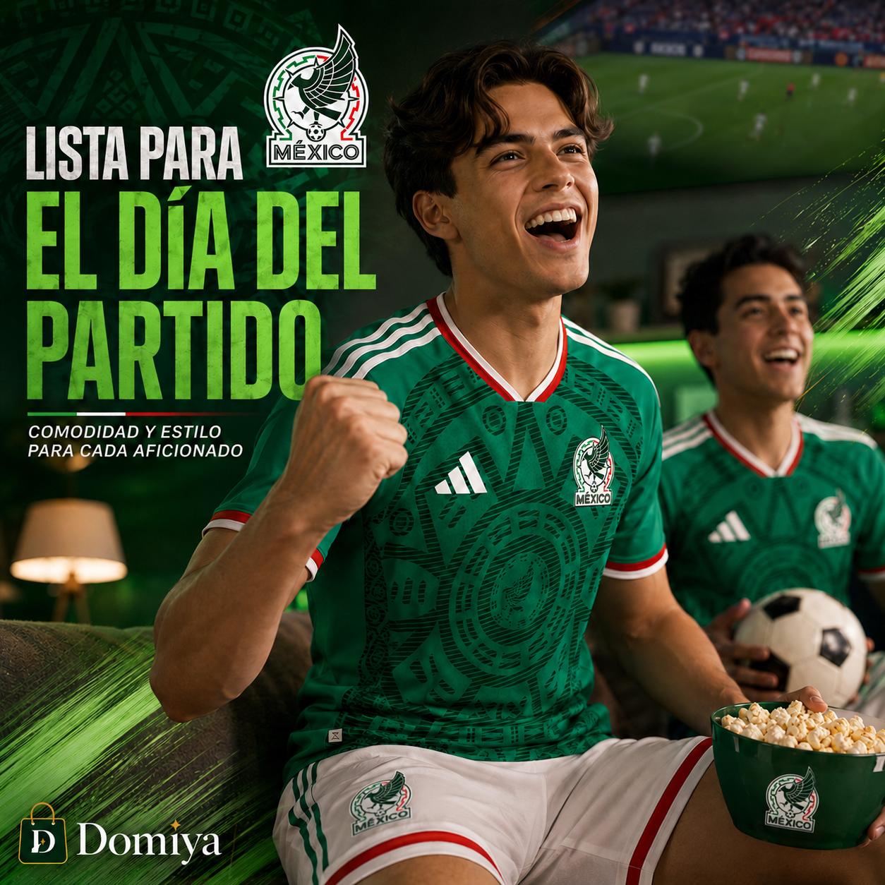 Pasión Verde 2026 – Camiseta Inspirada en México