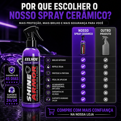 ArmorShine™ – Spray Cerámico de Brillo Extremo
