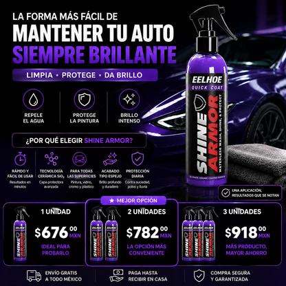 ArmorShine™ – Spray Cerámico de Brillo Extremo