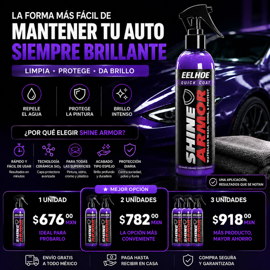 ArmorShine™ – Spray Cerámico de Brillo Extremo