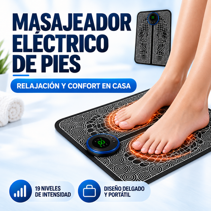 Masajeador Eléctrico de Pies con Calor Relajante.