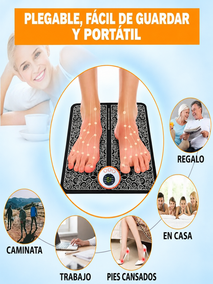 Masajeador Eléctrico de Pies con Calor Relajante.