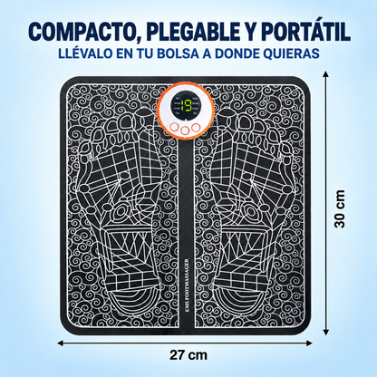 Masajeador Eléctrico de Pies con Calor Relajante.