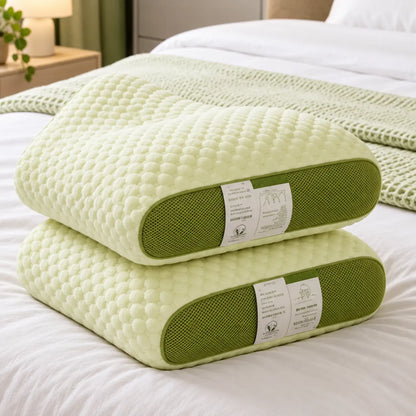 Dos almohadas Domiya en una habitación
